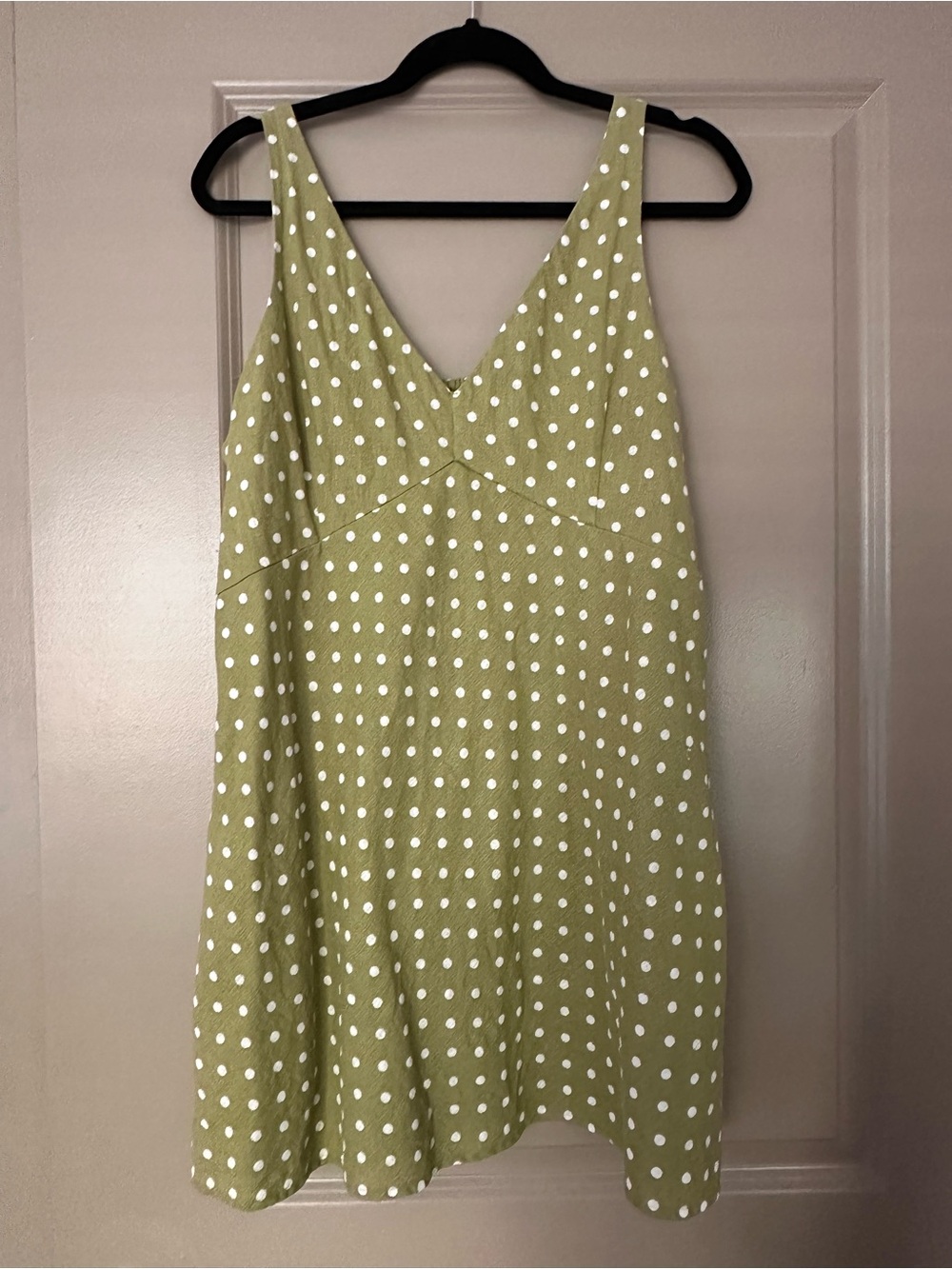 Abercrombie Green Polka-Dot Dress size XL petite